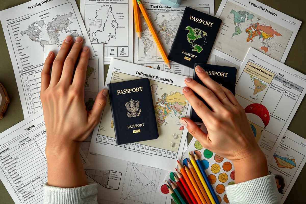 different countries passports — Different Countries Passports (the finished result)