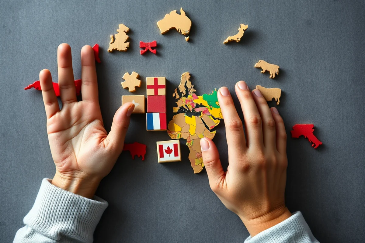 different countries — Different Countries (the finished result)