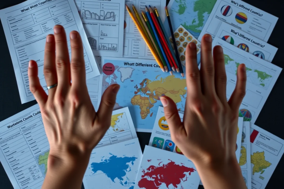 what's different countries — What'S Different Countries (the finished result)