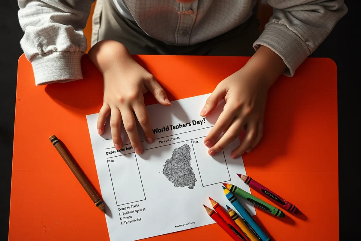 world teachers' day — World Teachers' Day (step by step)